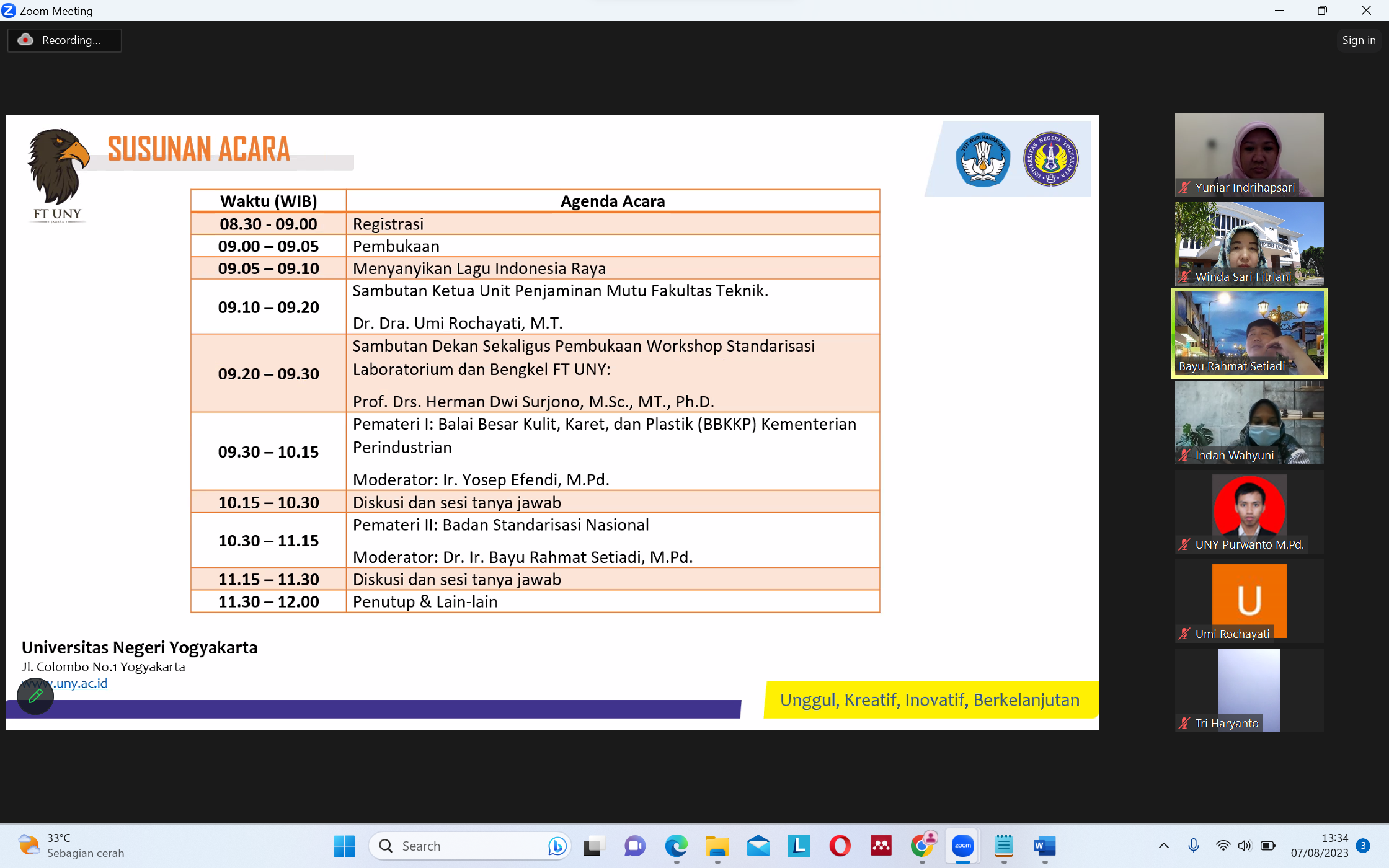 Koordinasi Penyusunan Standar Laboratorium dan Bengkel untuk menyiapkan lab/bengkel yang berstandarisasi (Pendekatan ISO)
